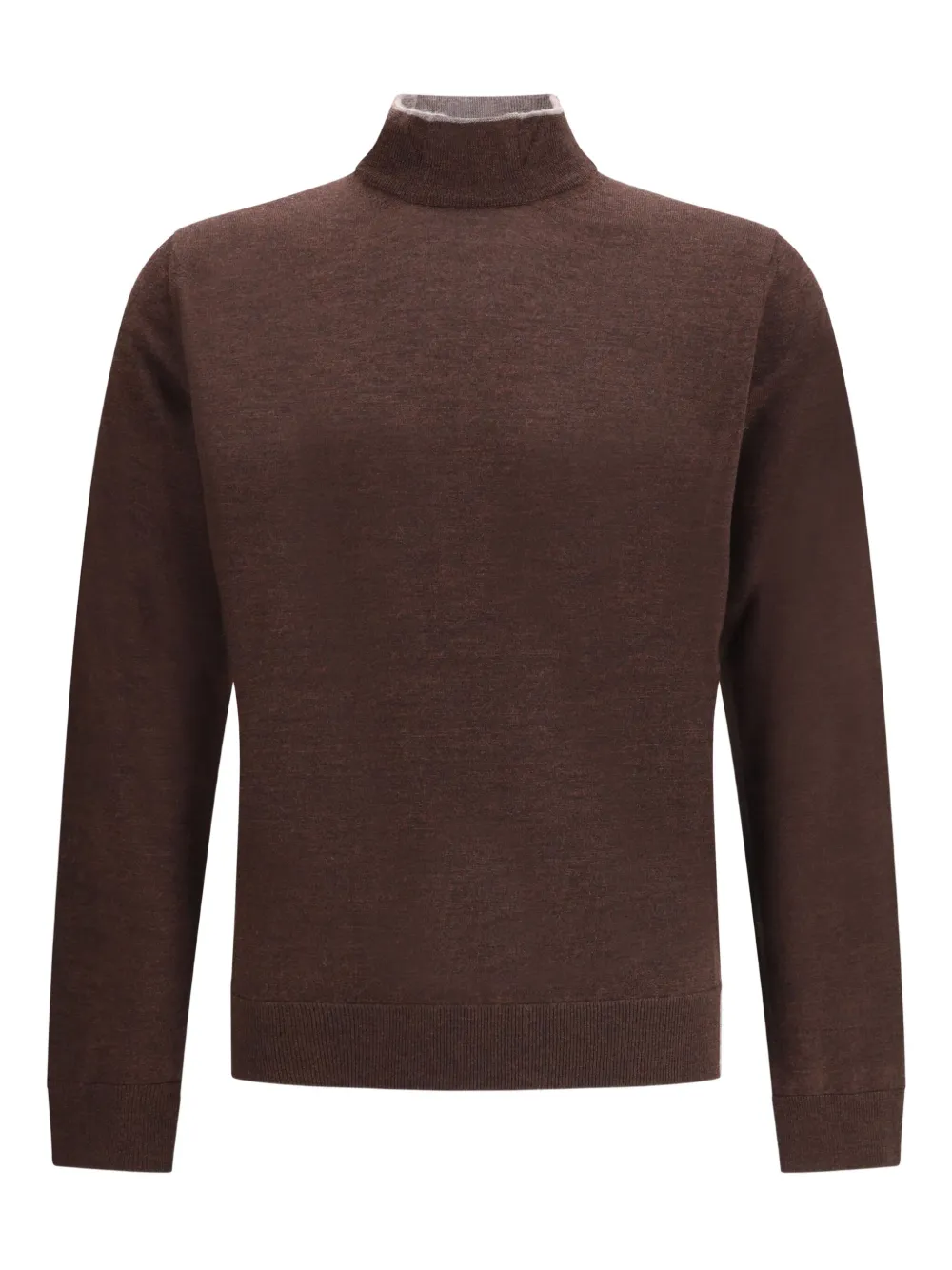 Свитер с длинными рукавами и воротником-стойкой Cruna, коричневый
Свитер с длинными рукавами и воротником-стойкой Cruna, коричневый