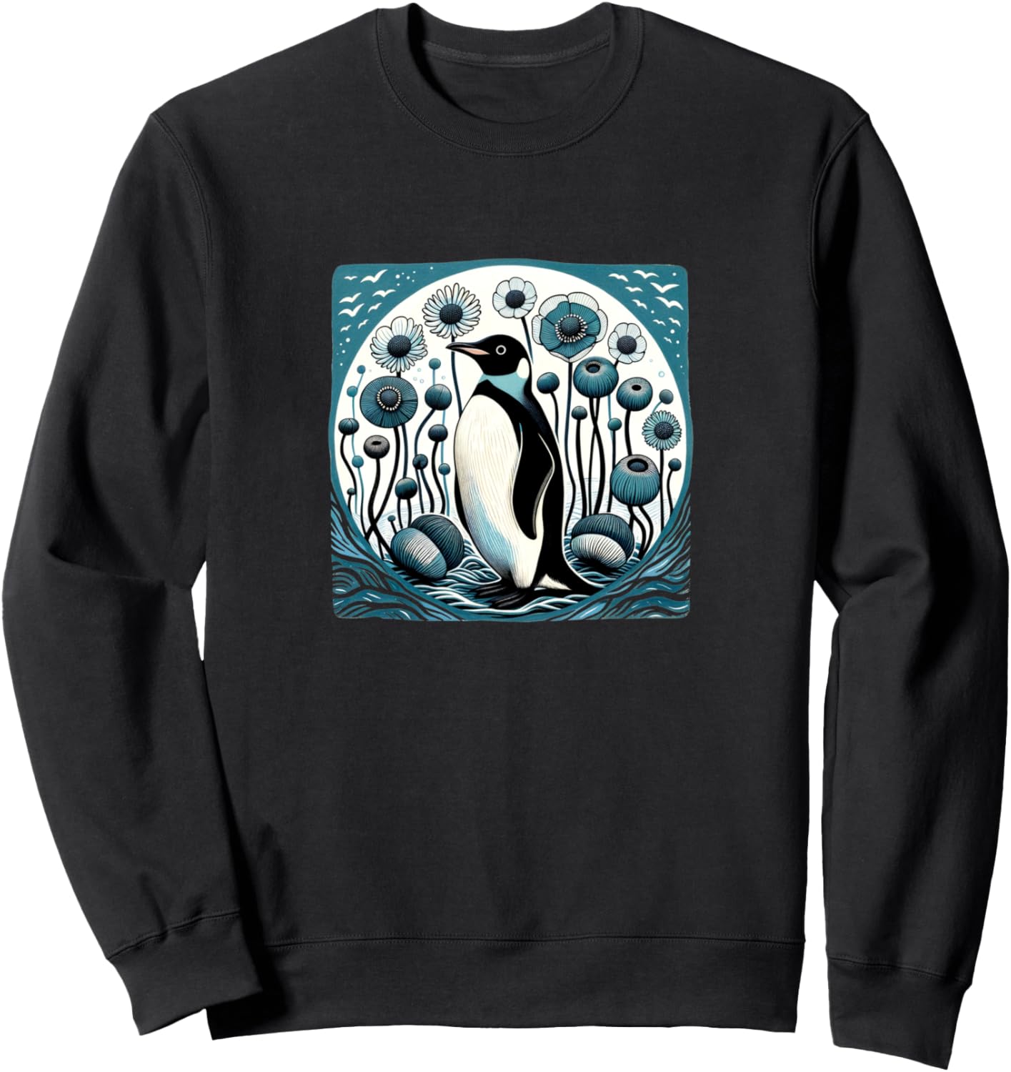 Толстовка с изображением пингвина Retro Penguin Lover Snugg, черный
Толстовка с изображением пингвина Retro Penguin Lover Snugg, черный