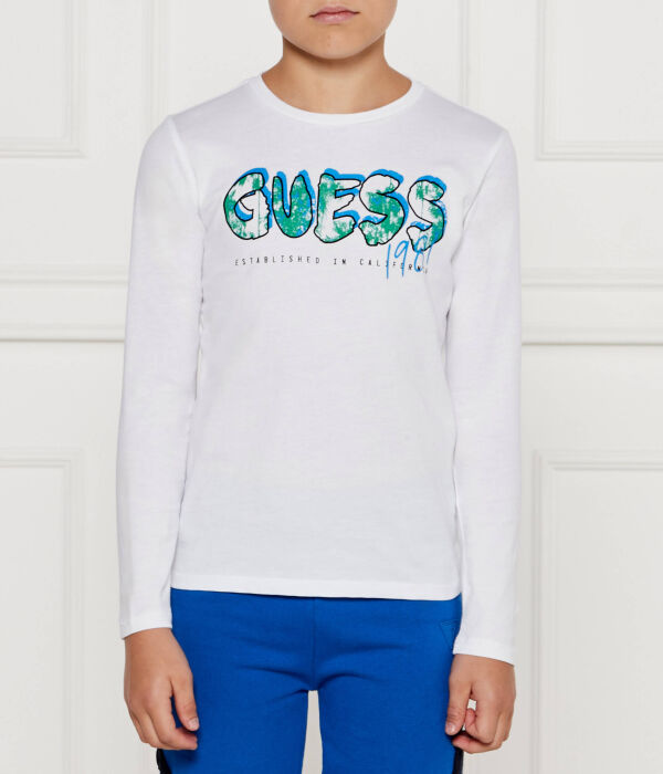 Лонгслив детский Guess с принтом, белый
Лонгслив детский Guess с принтом, белый