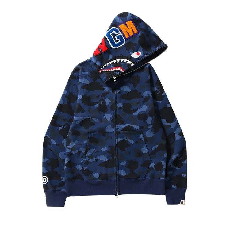 Худи BAPE Color Camo Shark Full Zip 'Navy', синий
Худи BAPE Color Camo Shark Full Zip 'Navy', синий