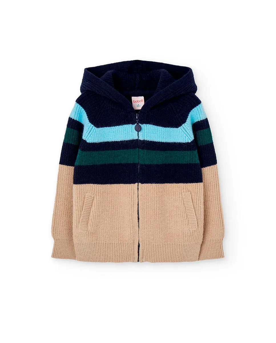 Детская куртка с передним карманом и длинными рукавами Boboli, синий/бежевый
Детская куртка с передним карманом и длинными рукавами Boboli, синий/бежевый