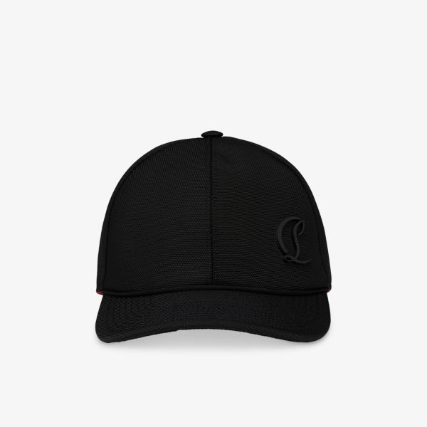 Бейсболка Christian Louboutin Mooncrest из хлопкового канваса, черный 
Бейсболка Christian Louboutin Mooncrest из хлопкового канваса, черный