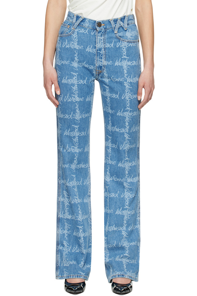 Джинсы Ray 5 с пятью карманами Vivienne Westwood, мультиколор 
Джинсы Ray 5 с пятью карманами Vivienne Westwood, мультиколор