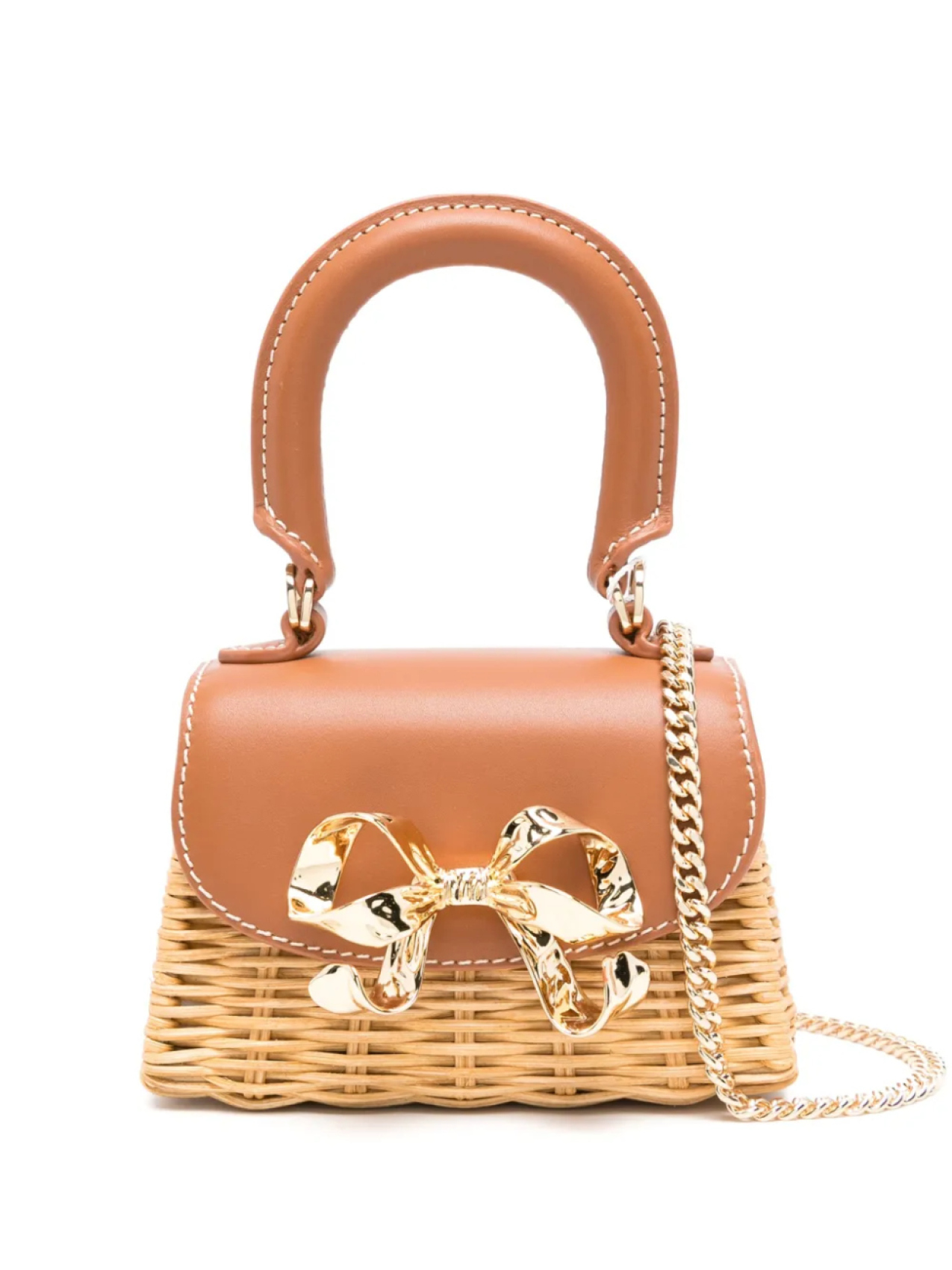 Сумка из ротанга Mini Bow Self-Portrait Kids, нейтральный
Сумка из ротанга Mini Bow Self-Portrait Kids, нейтральный