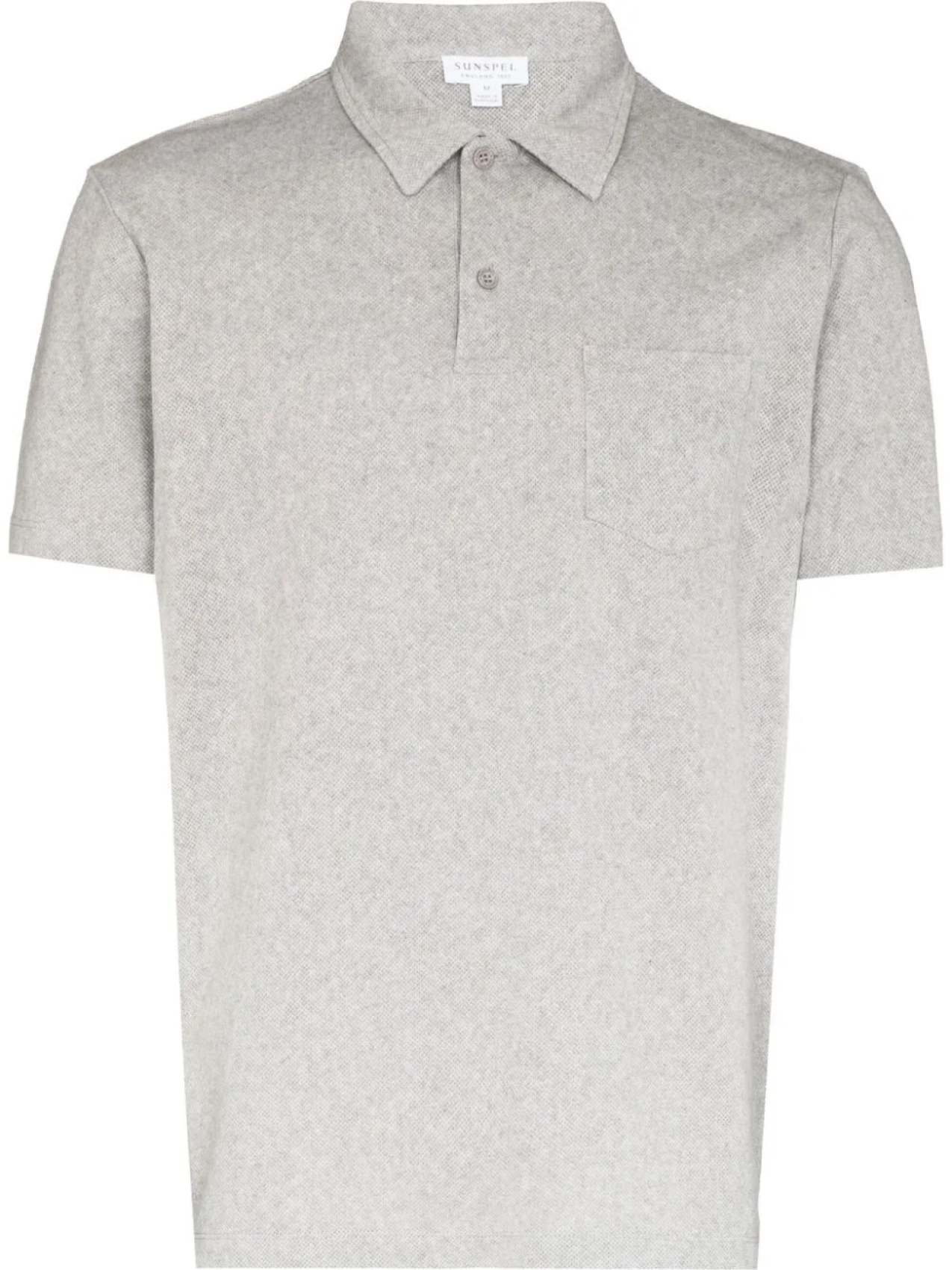 Рубашка поло с короткими рукавами Sunspel, серый
Рубашка поло с короткими рукавами Sunspel, серый