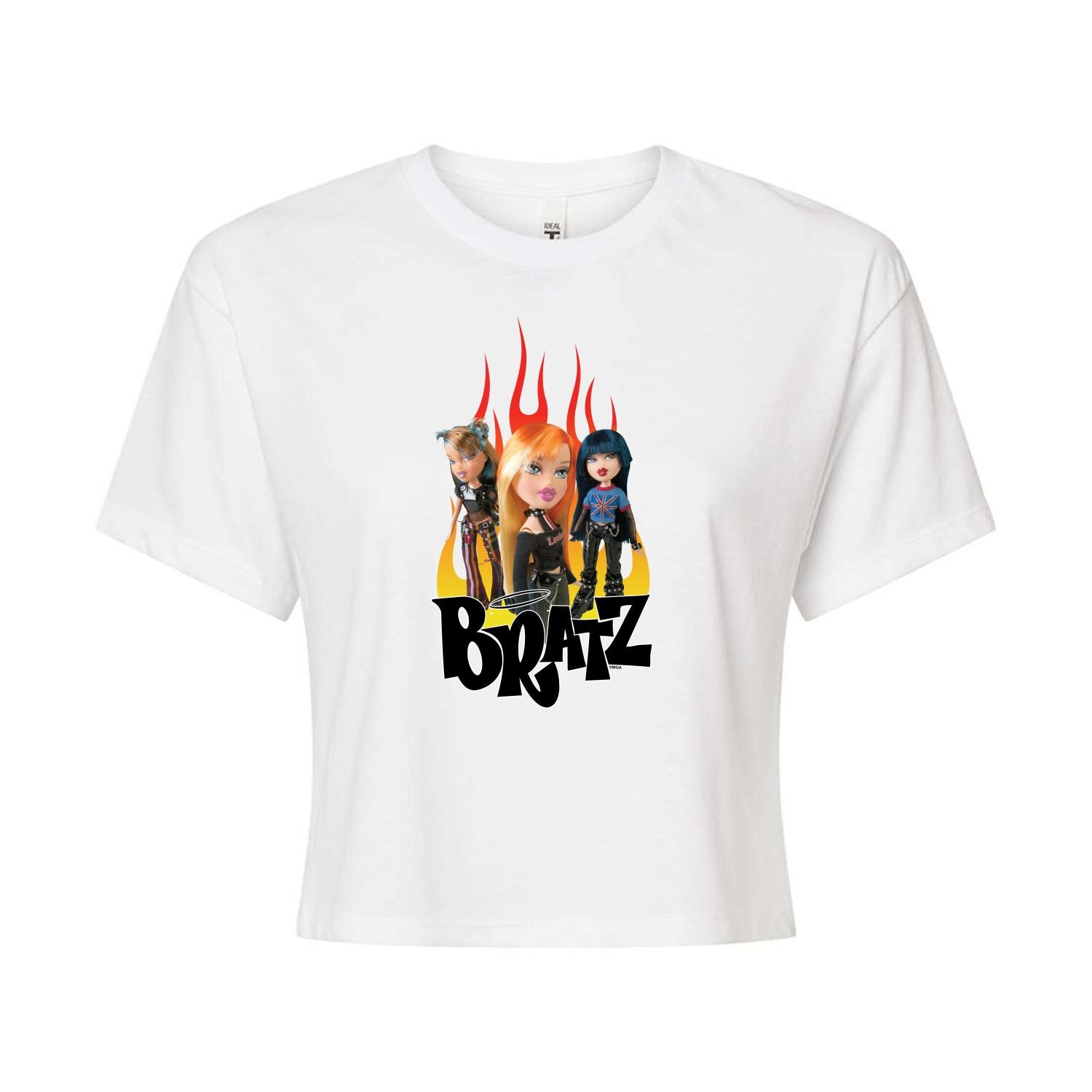 Укороченная футболка Bratz Scorchin для юниоров Licensed Character, белый 
Укороченная футболка Bratz Scorchin для юниоров Licensed Character, белый