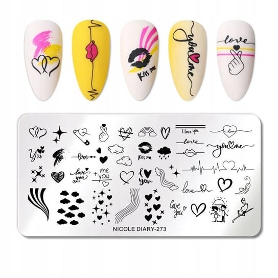 Пластина для штампов для ногтей СЕРДЦЕ НА ДЕНЬ СВЯТОГО ВАЛЕНТИНА, Frezarkowo
Пластина для штампов для ногтей СЕРДЦЕ НА ДЕНЬ СВЯТОГО ВАЛЕНТИНА, Frezarkowo