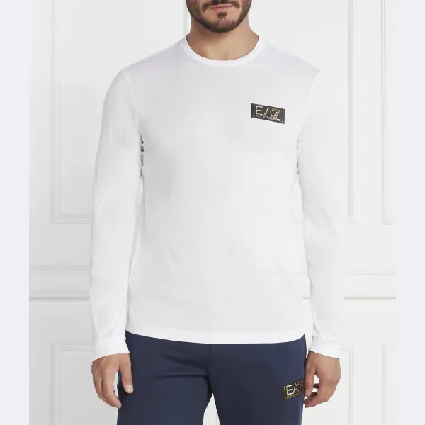 Классический крой с длинным рукавом Ea7, белый
Классический крой с длинным рукавом Ea7, белый