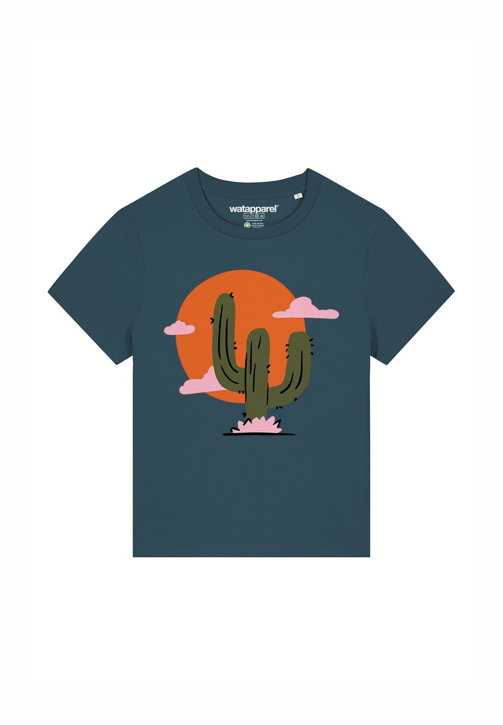 Футболка с принтом KAKTUS IM SONNENUNTERGANG watapparel, бирюзовый
Футболка с принтом KAKTUS IM SONNENUNTERGANG watapparel, бирюзовый