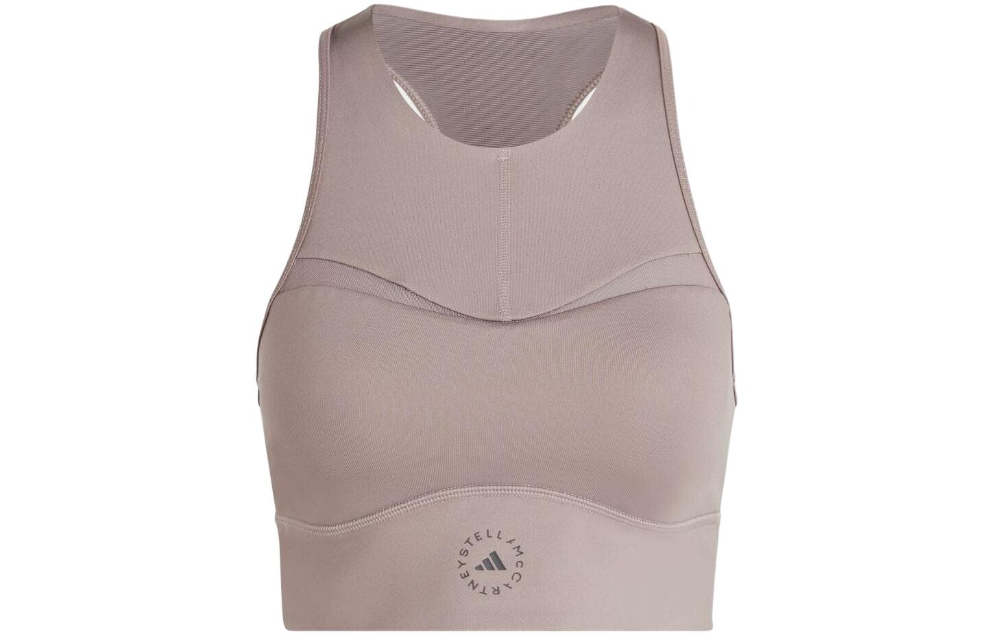 Спортивный бюстгальтер-борцовка с логотипом от Stella McCartney Adidas
Спортивный бюстгальтер-борцовка с логотипом от Stella McCartney Adidas
