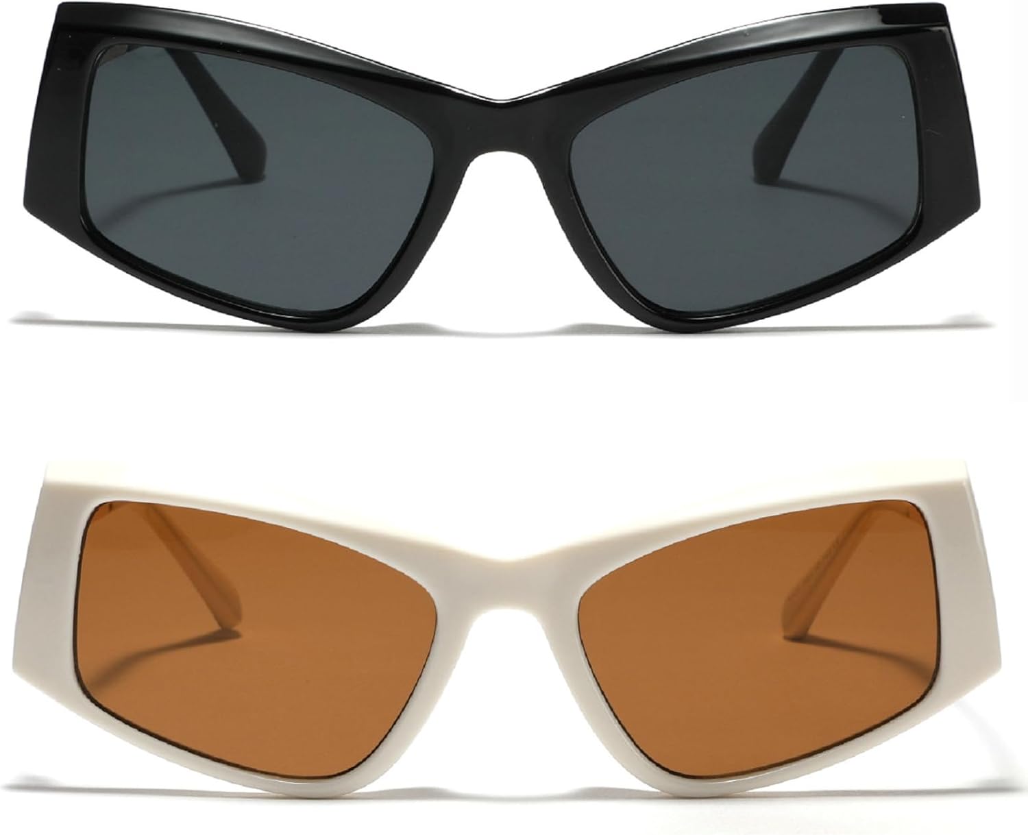 Большие солнцезащитные очки «кошачий глаз» для женщин, модные винтажные милые очки «кошачий глаз», металлические солнцезащитные очки для женщин с защитой от УФ-излучения mincl, 2pcs-black&brown
Большие солнцезащитные очки «кошачий глаз» для женщин, модные винтажные милые очки «кошачий глаз», металлические солнцезащитные очки для женщин с защитой от УФ-излучения mincl, 2pcs-black&brown