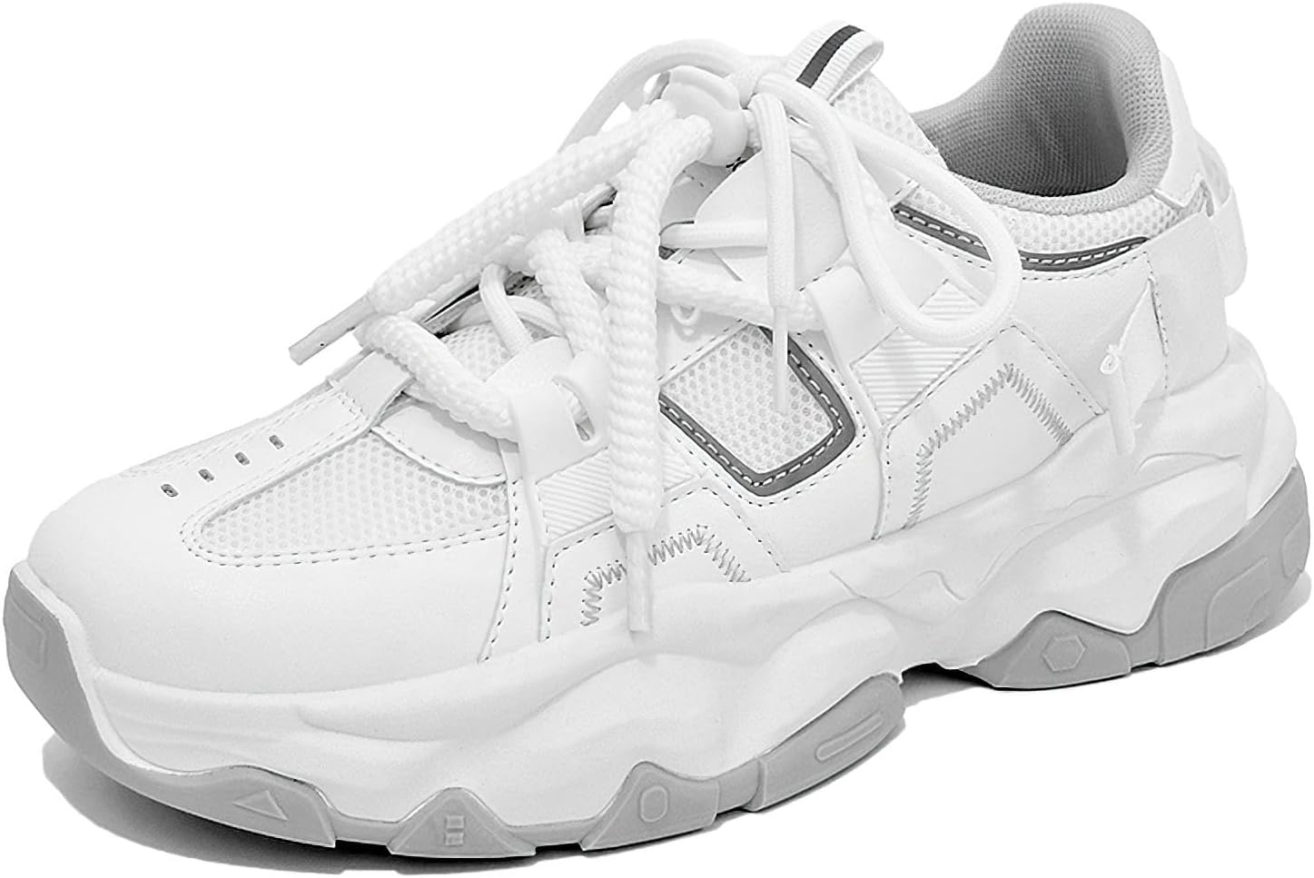 Мужские кроссовки Exusiai с массивной подошвой, модные, дышащие, нескользящие, для ходьбы, занятий спортом, школы, тенниса и путешествий, белый
Мужские кроссовки Exusiai с массивной подошвой, модные, дышащие, нескользящие, для ходьбы, занятий спортом, школы, тенниса и путешествий, белый