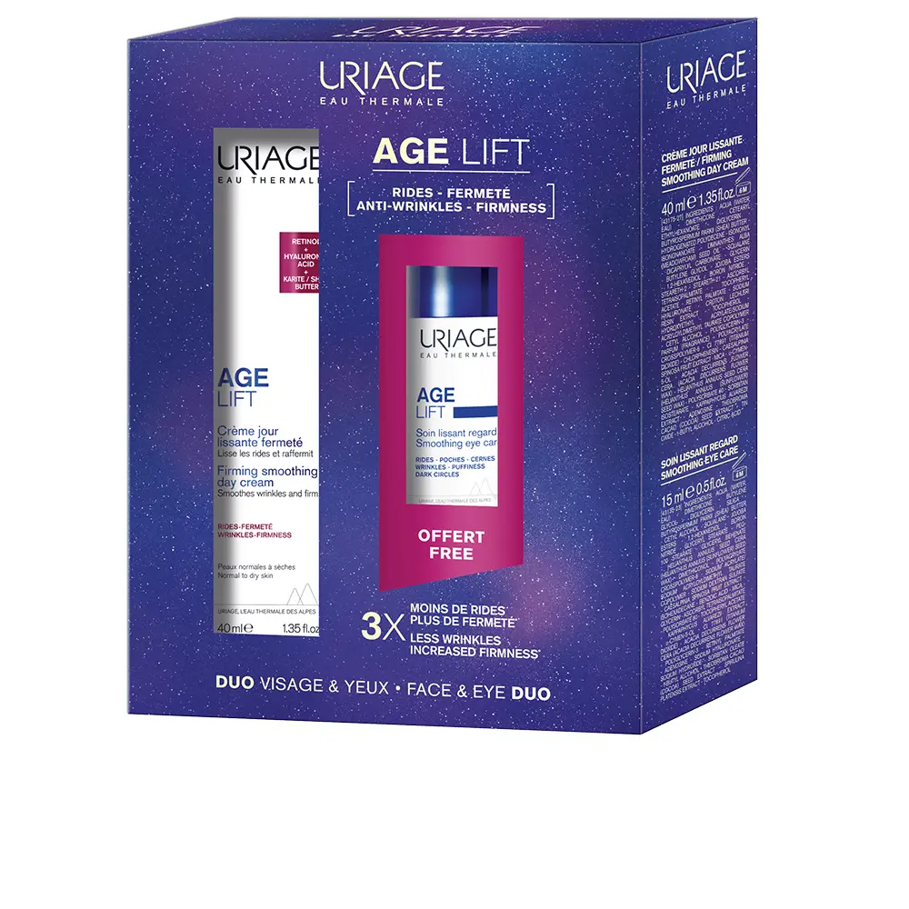 Крем для лица Age lift crema de día estuche Uriage, 2 шт.
Крем для лица Age lift crema de día estuche Uriage, 2 шт.