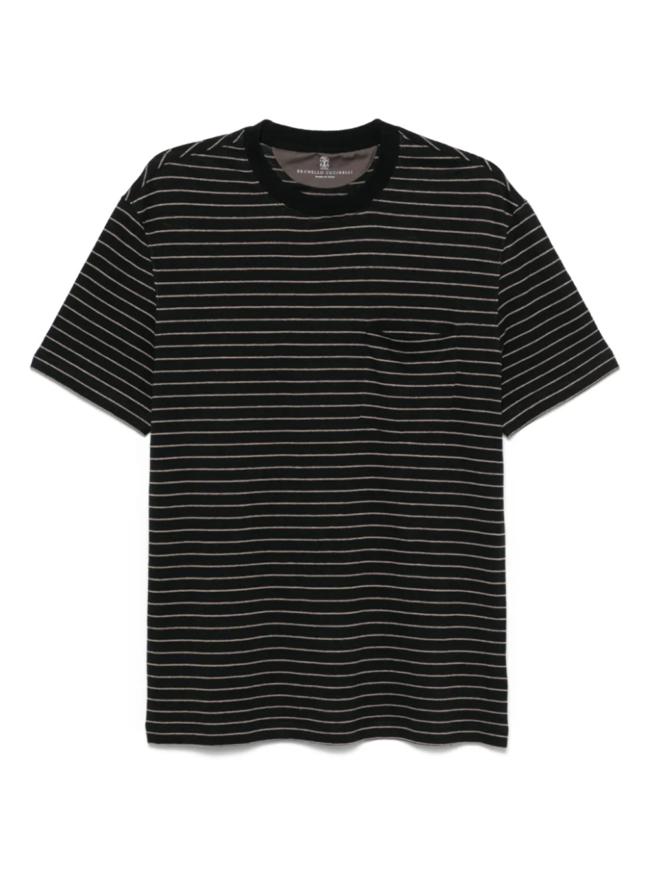 Футболка в полоску Brunello Cucinelli, черный
Футболка в полоску Brunello Cucinelli, черный