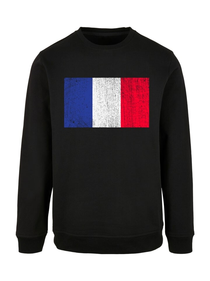 Пуловер F4NT4STIC Sweatshirt France Frankreich Flagge distressed, черный
Пуловер F4NT4STIC Sweatshirt France Frankreich Flagge distressed, черный