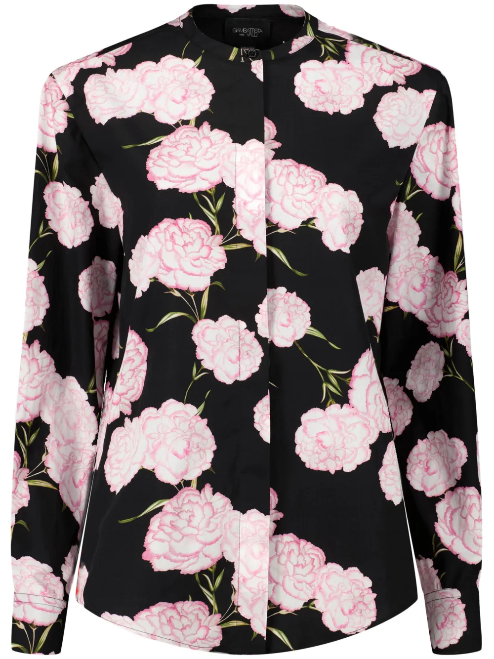 Рубашка с цветочным принтом Giambattista Valli, черный
Рубашка с цветочным принтом Giambattista Valli, черный