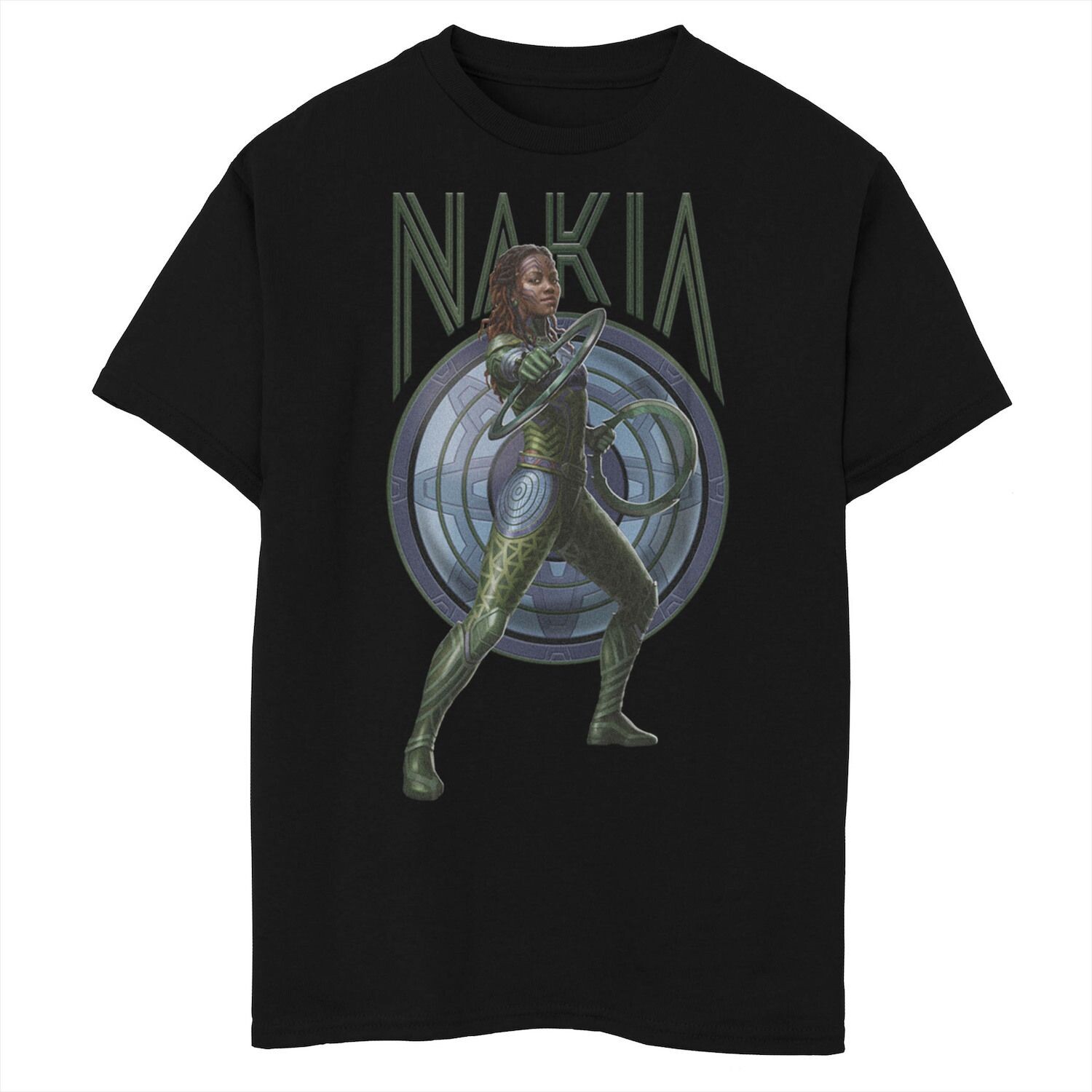 Футболка с рисунком Marvel Wakanda Frever Nakia Shield для мальчиков 8–20 лет Licensed Character, черный
Футболка с рисунком Marvel Wakanda Frever Nakia Shield для мальчиков 8–20 лет Licensed Character, черный