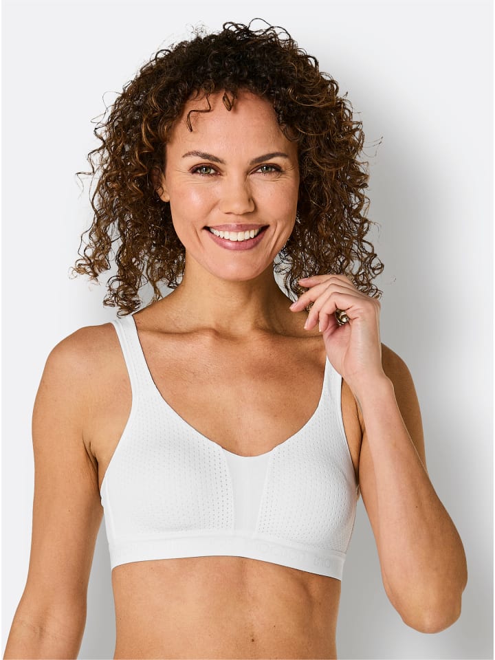 белый спортивный бюстгальтер без косточек Triumph
белый спортивный бюстгальтер без косточек Triumph