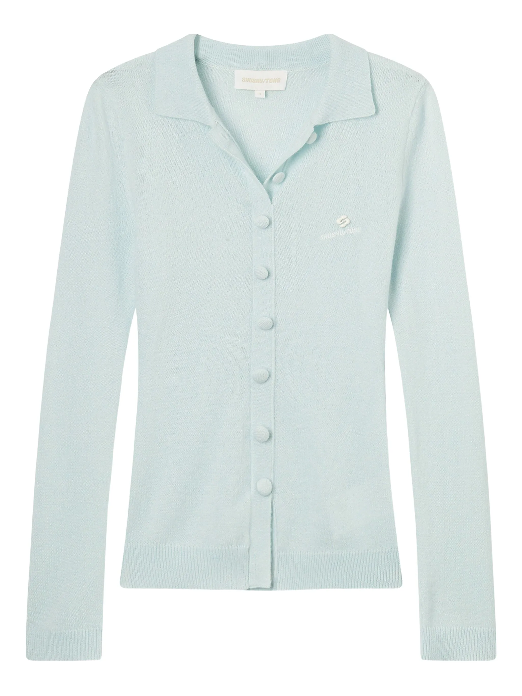 Кардиган с воротником Shushu/Tong, синий
Кардиган с воротником Shushu/Tong, синий