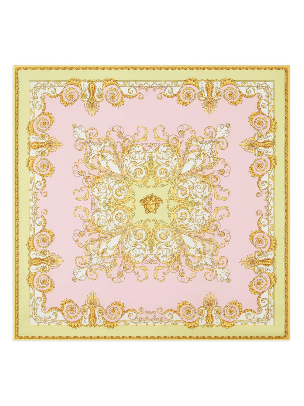 Шелковый платок Spring Barocco с принтом Versace, розовый
Шелковый платок Spring Barocco с принтом Versace, розовый