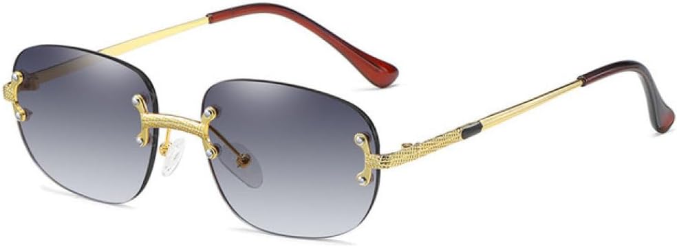 Солнцезащитные очки без оправы для женщин, модные квадратные солнцезащитные очки в стиле стимпанк, женские очки с защитой от УФ-излучения UV400 для мужчин MTZJH, Gradient Gray
Солнцезащитные очки без оправы для женщин, модные квадратные солнцезащитные очки в стиле стимпанк, женские очки с защитой от УФ-излучения UV400 для мужчин MTZJH, Gradient Gray