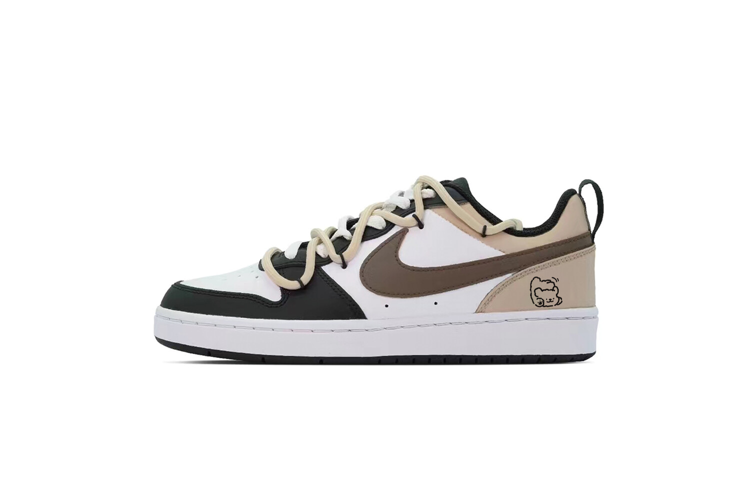 Кроссовки Nike Court Borough Skateboarding Shoes Women's Low-top Black/White/Brown, цвет Linen
Кроссовки Nike Court Borough Skateboarding Shoes Women's Low-top Black/White/Brown, цвет Linen