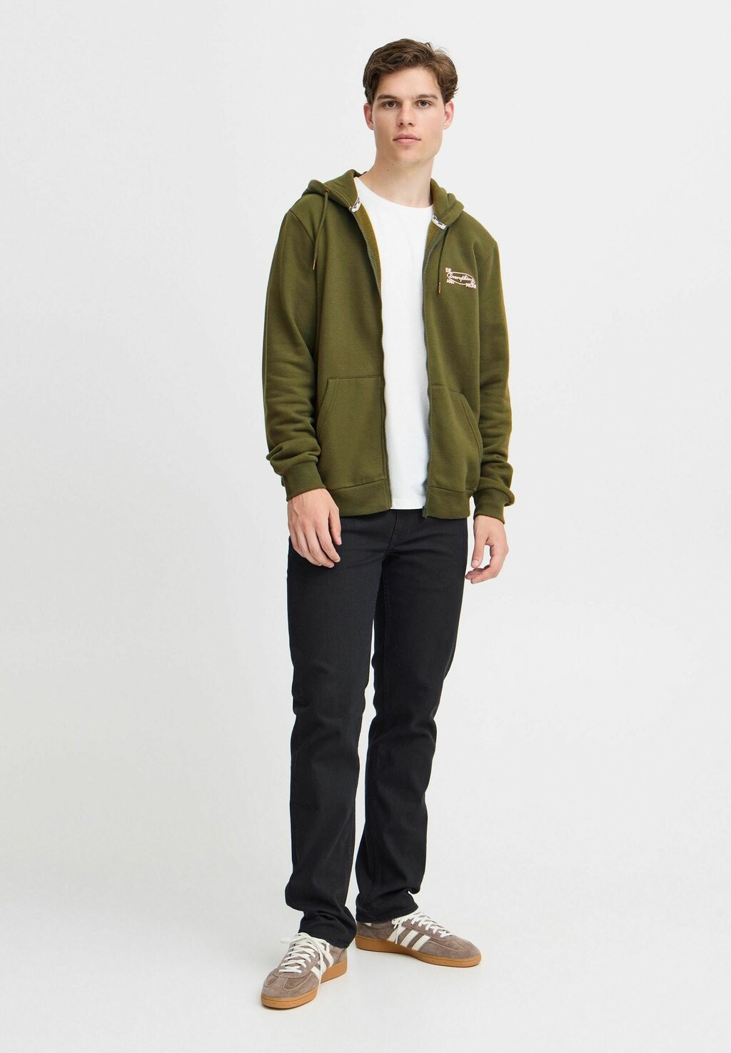 Толстовка на молнии Blend, оливковый
Толстовка на молнии Blend, оливковый