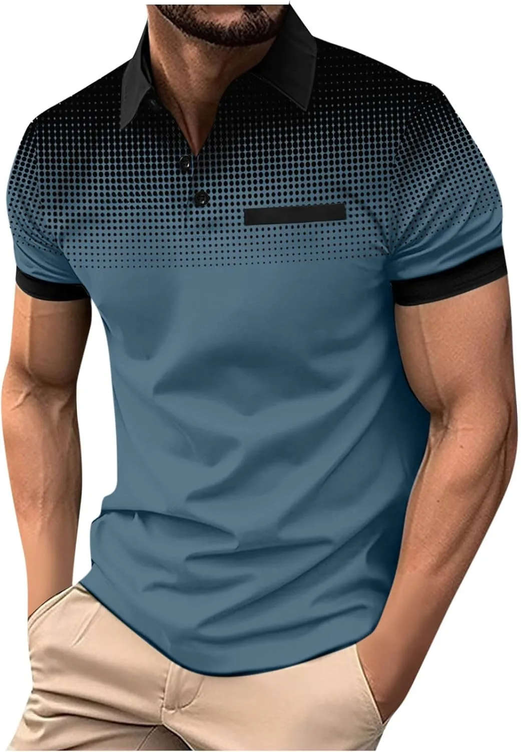 Мужская футболка с коротким рукавом Color Block Slim Fit
Мужская футболка с коротким рукавом Color Block Slim Fit