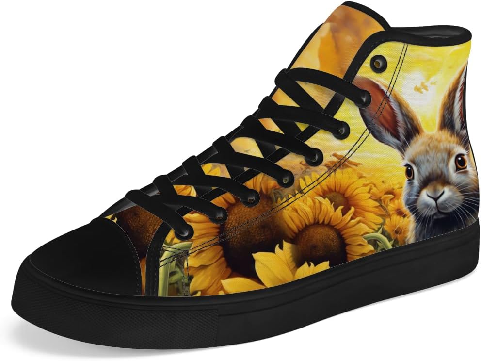 Высокие кеды с подсолнухом из холщовой ткани для мужчин и женщин, высокие кроссовки с животными, шнуровка, повседневная обувь, подарок для девушек и мальчиков Chebing, желтый
Высокие кеды с подсолнухом из холщовой ткани для мужчин и женщин, высокие кроссовки с животными, шнуровка, повседневная обувь, подарок для девушек и мальчиков Chebing, желтый