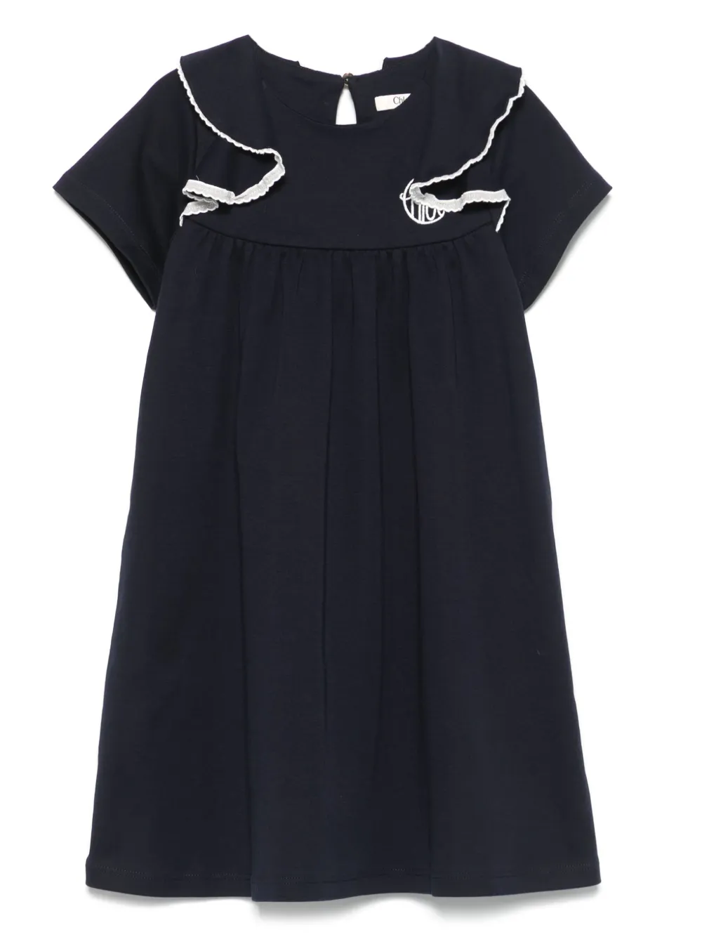 Платье с оборками Chloé Kids, синий
Платье с оборками Chloé Kids, синий