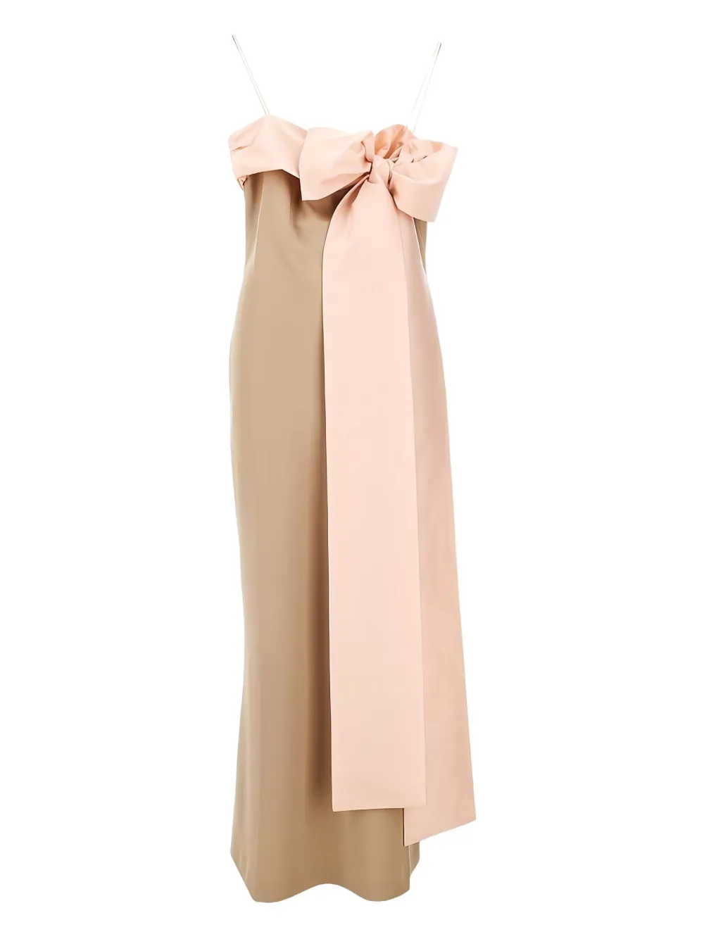 Платье на бретелях со бантом Bernadette, бежево-розовый
Платье на бретелях со бантом Bernadette, бежево-розовый