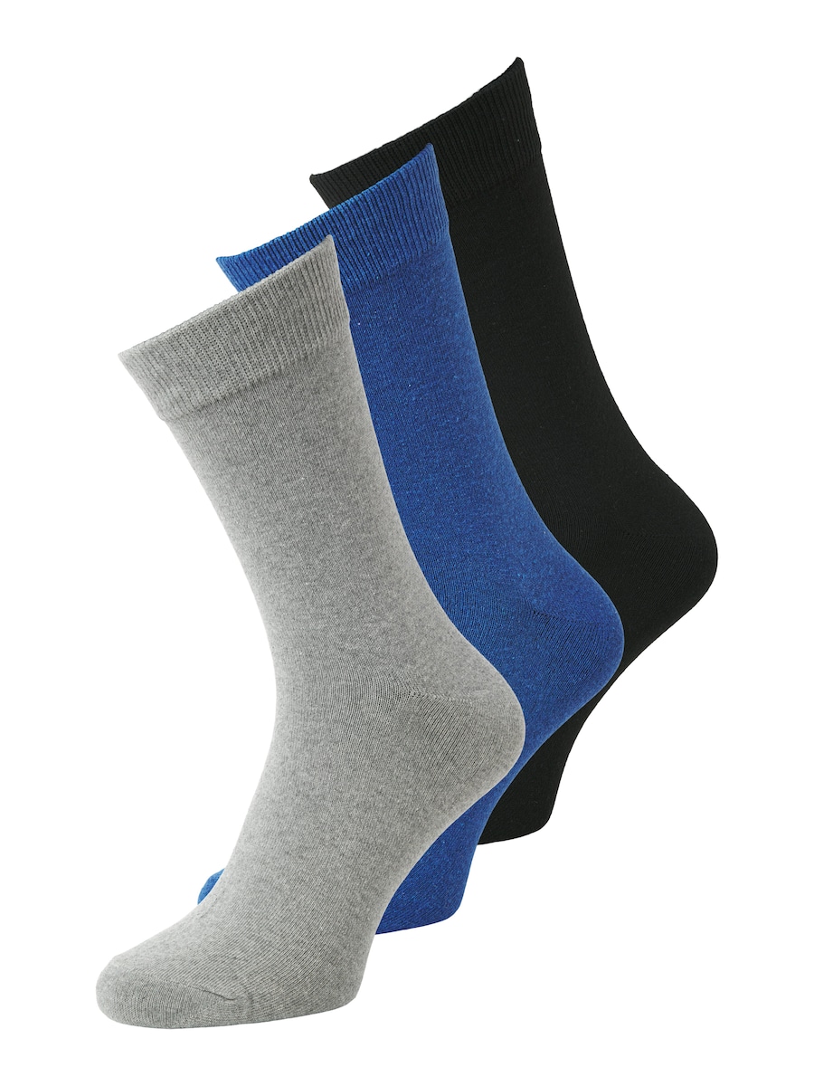 Носки JACK & JONES JACORDINARY, синий/серый/черный
Носки JACK & JONES JACORDINARY, синий/серый/черный