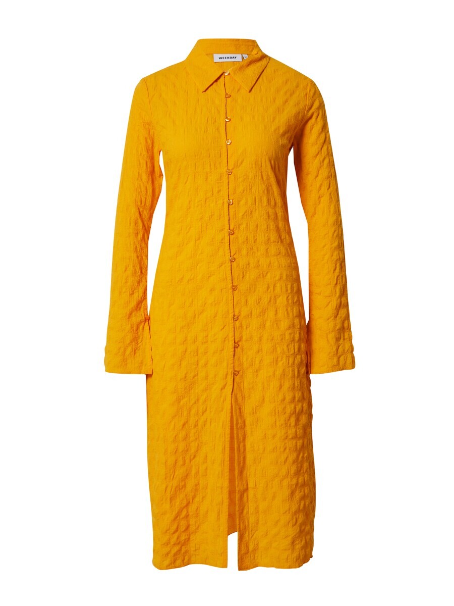 Платье-рубашка Weekday, цвет Curry
Платье-рубашка Weekday, цвет Curry