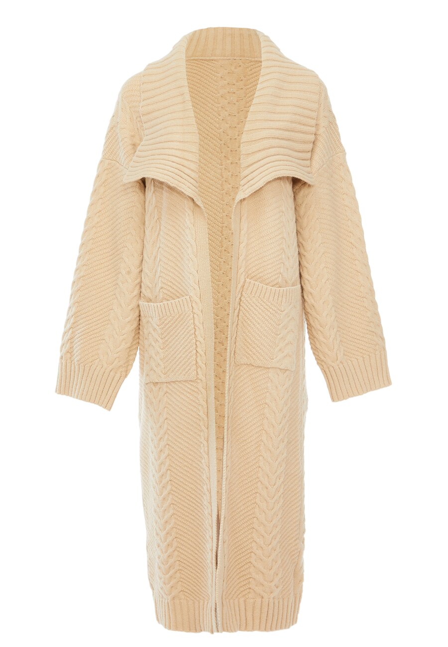 Вязаный кардиган caissa, песочный
Вязаный кардиган caissa, песочный