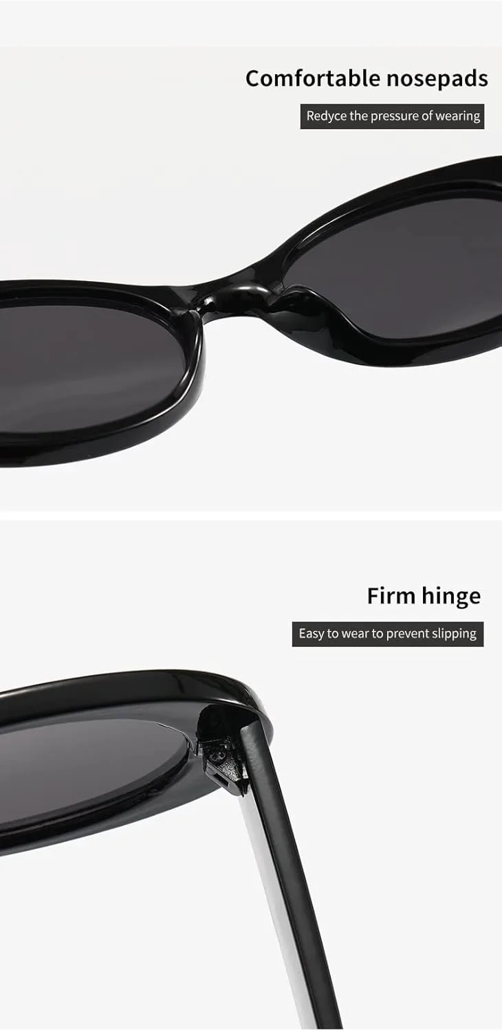 Модные овальные солнцезащитные очки для мужчин и женщин, для использования на открытом воздухе, на пляже, декоративные (Цвет: D, Размер: Средний) MTZJH, One Color
Модные овальные солнцезащитные очки для мужчин и женщин, для использования на открытом воздухе, на пляже, декоративные (Цвет: D, Размер: Средний) MTZJH, One Color