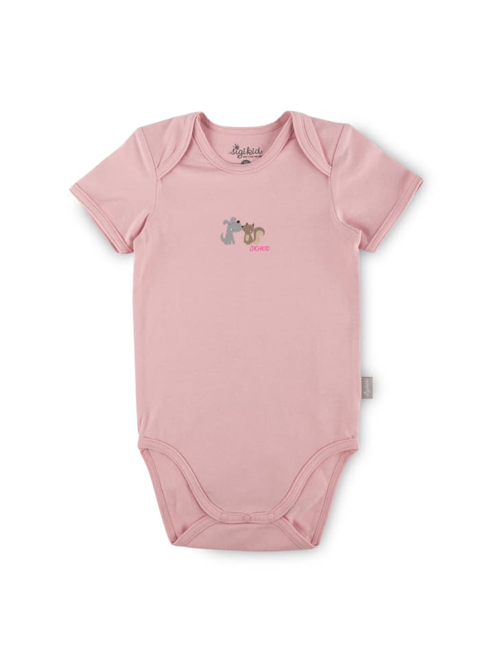 Sigikid Классический детский боди с короткими рукавами, розовый
Sigikid Классический детский боди с короткими рукавами, розовый