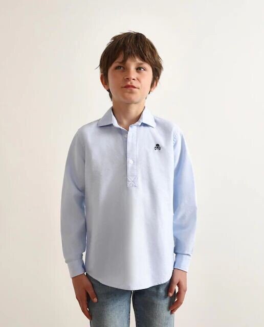 Однотонная рубашка для мальчика с длинными рукавами Scalpers, светло-синий
Однотонная рубашка для мальчика с длинными рукавами Scalpers, светло-синий