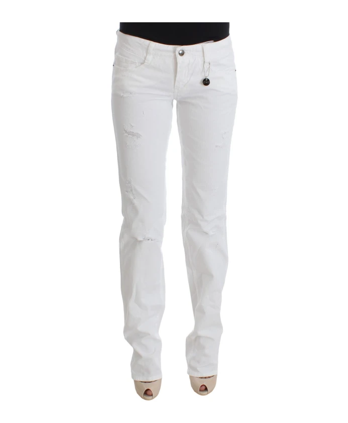 Джинсы ботфортного кроя Costume National, белый
Джинсы ботфортного кроя Costume National, белый