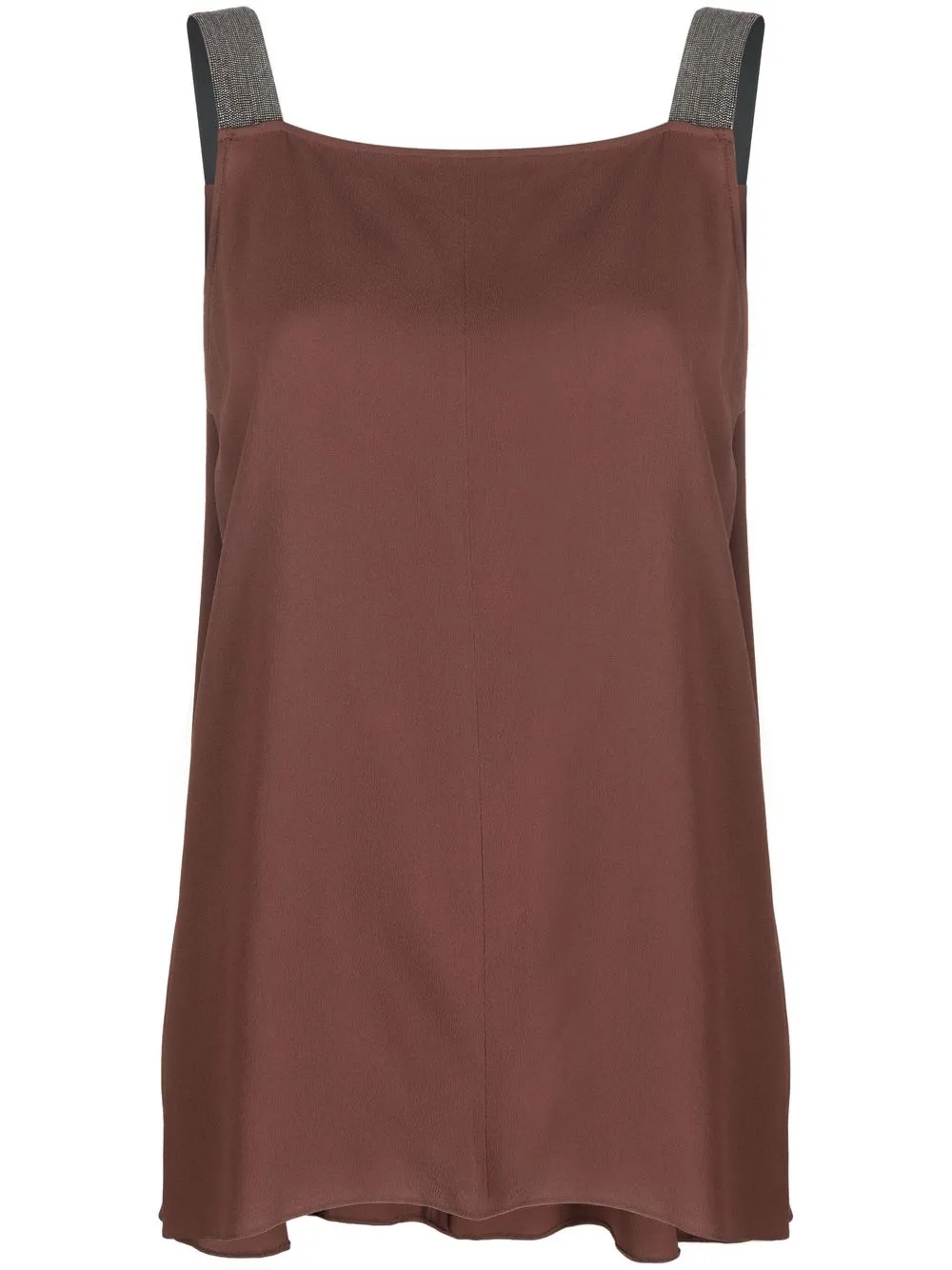 Топ на бретелях Fabiana Filippi, коричневый
Топ на бретелях Fabiana Filippi, коричневый