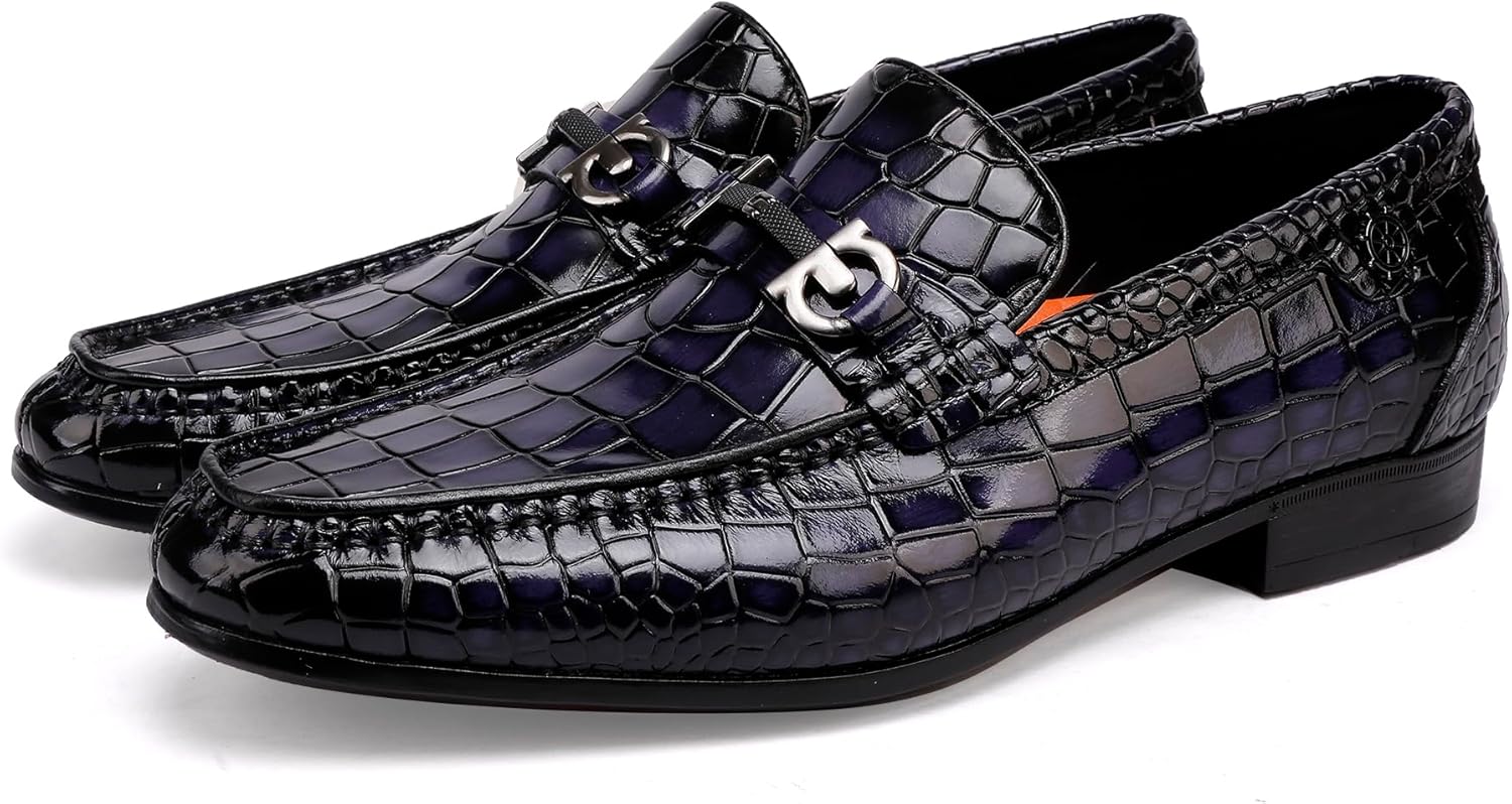 Мужские классические лоферы с пряжкой, повседневные, с принтом аллигатора, кожаные, для официальных мероприятий, бизнес-вечеринок, вождения, пенни-лоаферы Generic, синий
Мужские классические лоферы с пряжкой, повседневные, с принтом аллигатора, кожаные, для официальных мероприятий, бизнес-вечеринок, вождения, пенни-лоаферы Generic, синий