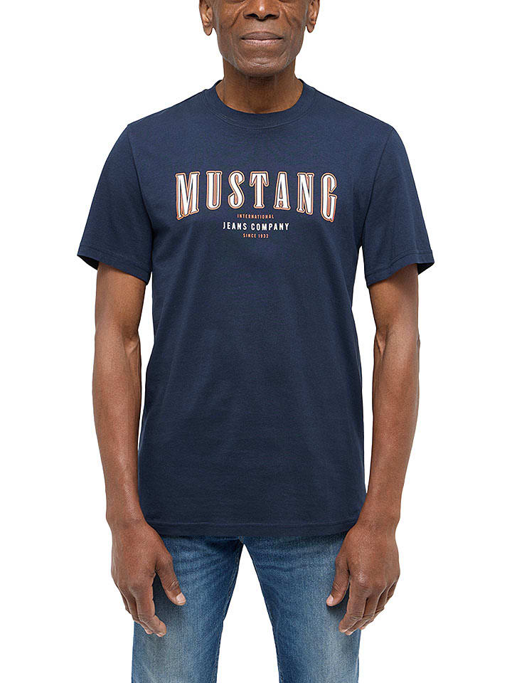 Футболка Mustang, темно-синий 
Футболка Mustang, темно-синий