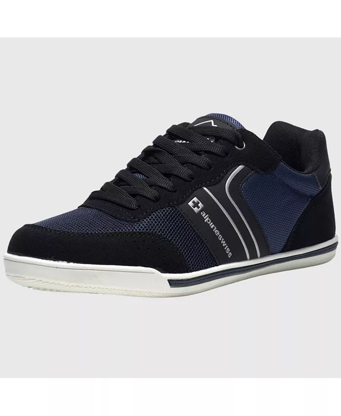 Мужские модные кроссовки Liam с замшевыми вставками, низкие на шнуровке Alpine Swiss, синий
Мужские модные кроссовки Liam с замшевыми вставками, низкие на шнуровке Alpine Swiss, синий