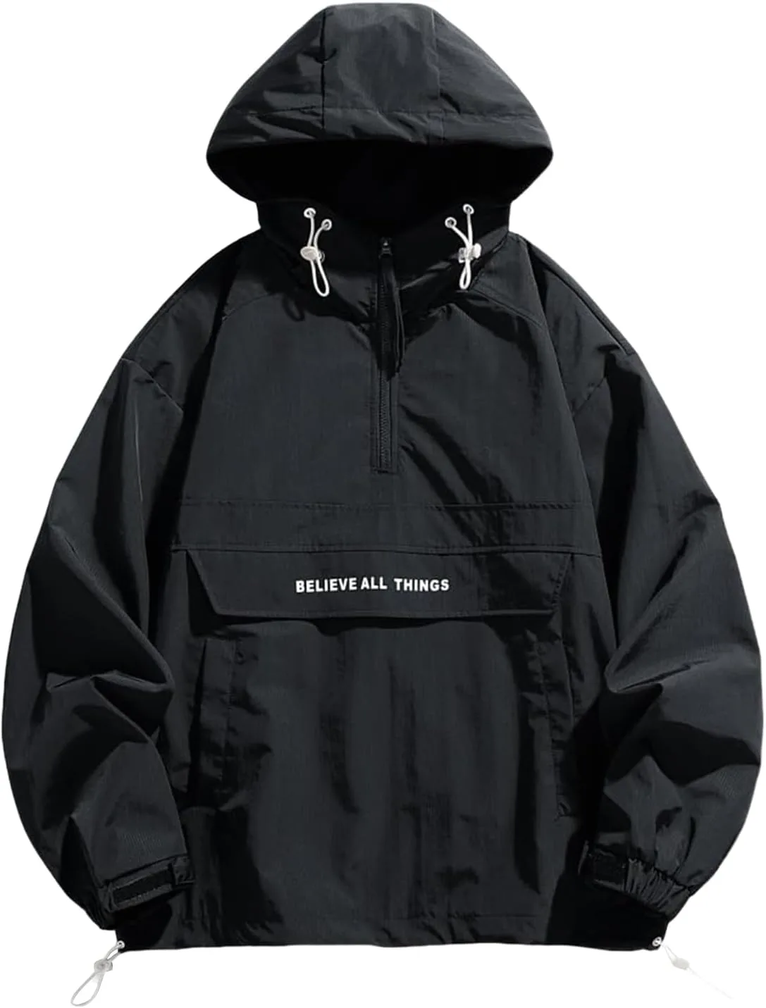 Мужская ветровка Casual Half Zip Hoodies Waterproof
Мужская ветровка Casual Half Zip Hoodies Waterproof