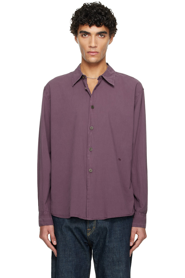 Our Legacy Фиолетовая рубашка за пределами
Our Legacy Фиолетовая рубашка за пределами