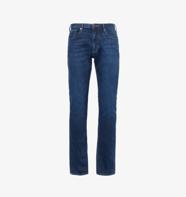 Джинсы прямого кроя с логотипом Emporio Armani, синий
Джинсы прямого кроя с логотипом Emporio Armani, синий