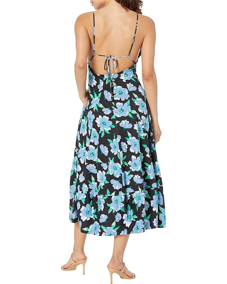 Платье Free People Finer Things Printed Midi Dress, цвет Black Combo 
Платье Free People Finer Things Printed Midi Dress, цвет Black Combo