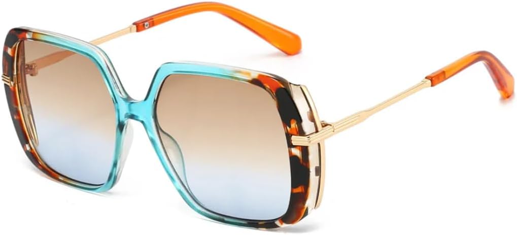 Мужские солнцезащитные очки Retro Rivets с градиентным затемнением, защитой от УФ-излучения UV400, модные, с зеленым леопардовым принтом, женские очки с прозрачными линзами UUPTTPL, Blue Leopard Tea
Мужские солнцезащитные очки Retro Rivets с градиентным затемнением, защитой от УФ-излучения UV400, модные, с зеленым леопардовым принтом, женские очки с прозрачными линзами UUPTTPL, Blue Leopard Tea