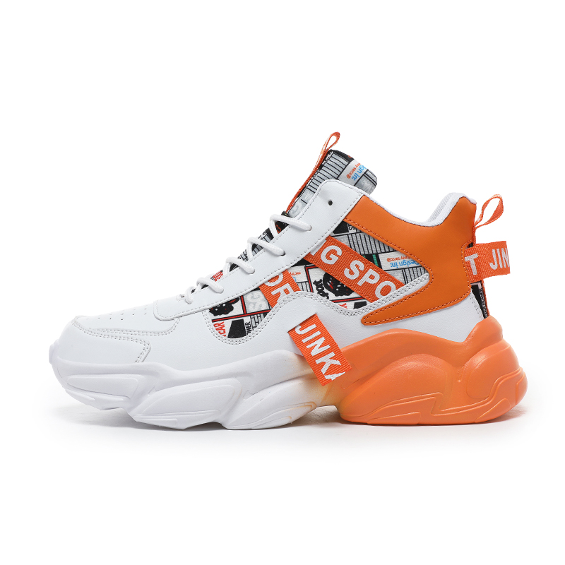 JANECO Антискользящие износостойкие кроссовки мид-топ унисекс Chunky - белый оранжевый, цвет White Orange
JANECO Антискользящие износостойкие кроссовки мид-топ унисекс Chunky - белый оранжевый, цвет White Orange