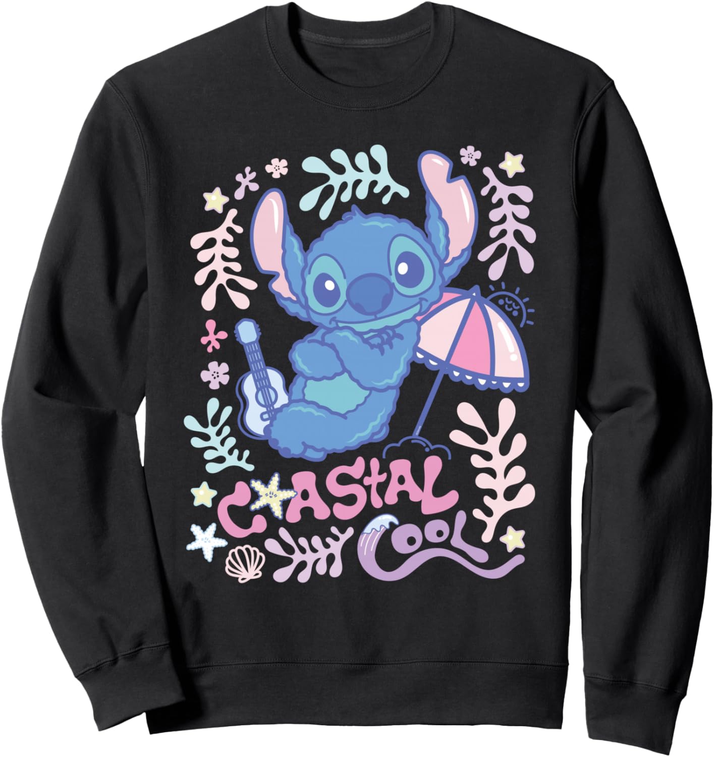 Толстовка Disney Stitch Fluffy Summer Vibes Coastal Cool, черный
Толстовка Disney Stitch Fluffy Summer Vibes Coastal Cool, черный
