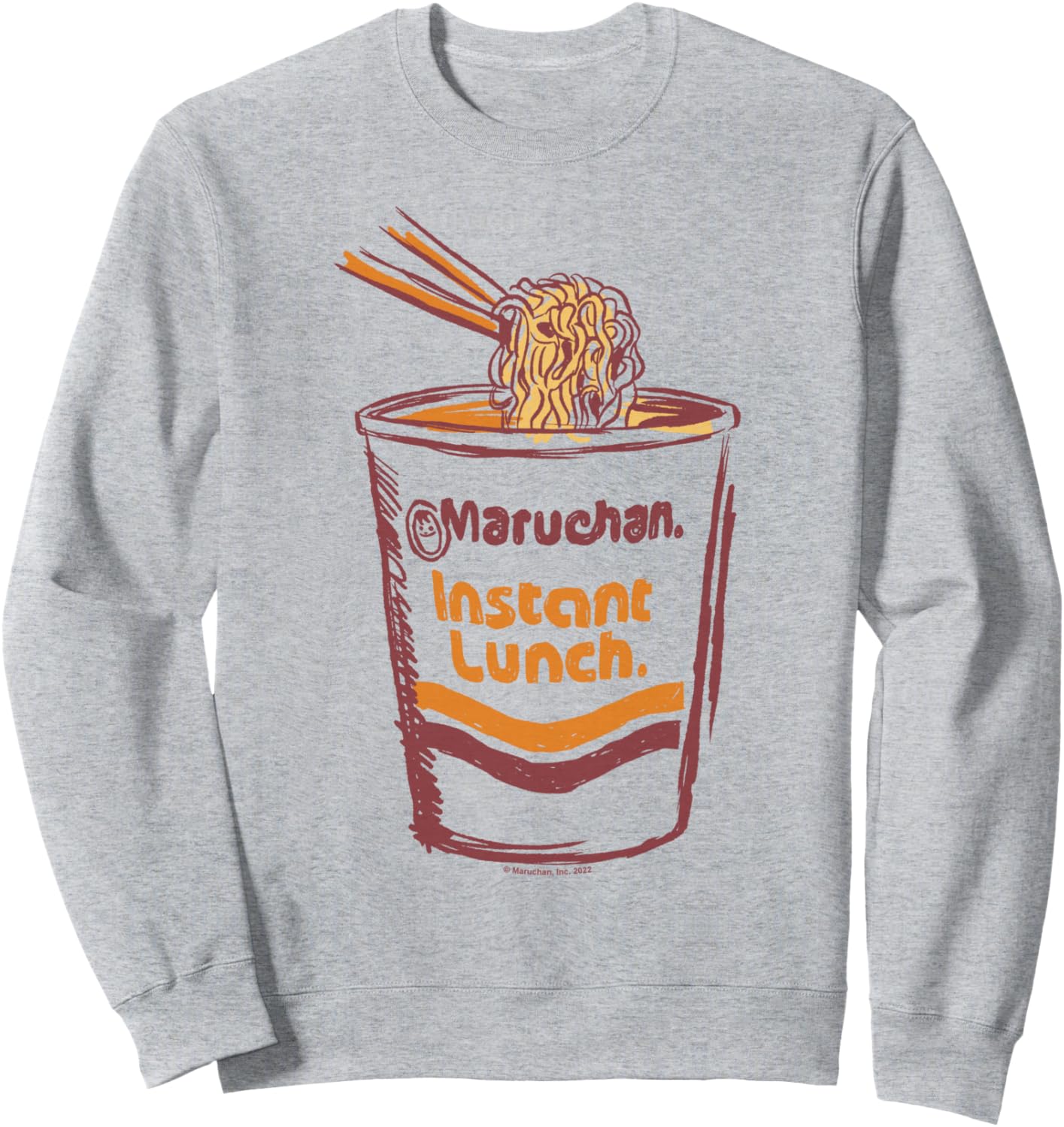 Толстовка с логотипом в виде чашки лапши быстрого приготовления Maruchan Instant Lunch Ramen Maru-Chan, серый
Толстовка с логотипом в виде чашки лапши быстрого приготовления Maruchan Instant Lunch Ramen Maru-Chan, серый